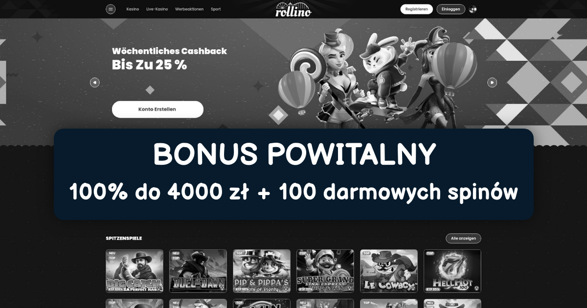 Rollino Casino - Najlepsze Sloty Online w Polsce